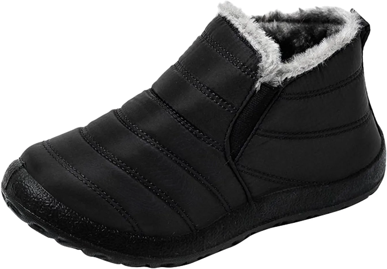 Cathalem Winter Boots for Women 2024, Womens Snow Boots Warm Ankle Bootie Comfortable Slip On Outdoor Fur Lined Winter Shoe