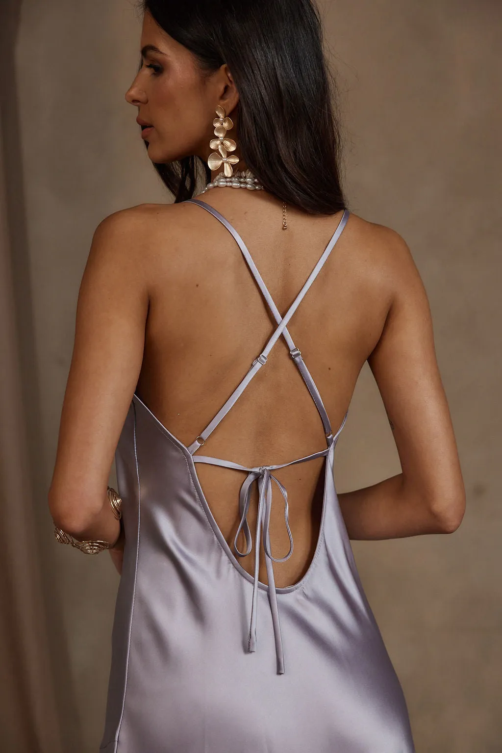Natalia Lavender Maxi Dress