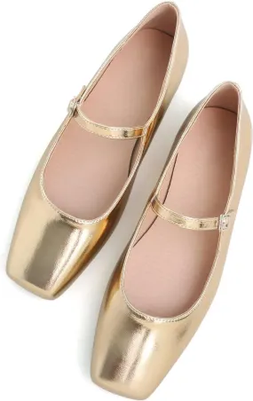 SAILING LU Women's Retro Plaid Dress Shoes Comfort Pointed Toe Adjustable Buckle Ballet Flats Portable Holiday Shoes