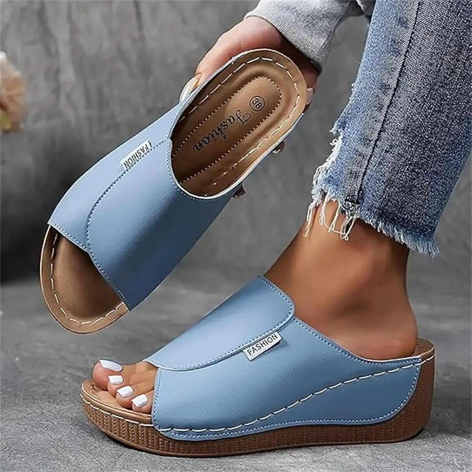 Women Sandals Comfortable Dressy Summer Orthopedic Slippers Arch Support Orthotic Slides for Plantar Fasciitis 2025