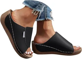 Women Sandals Comfortable Dressy Summer Orthopedic Slippers Arch Support Orthotic Slides for Plantar Fasciitis 2025